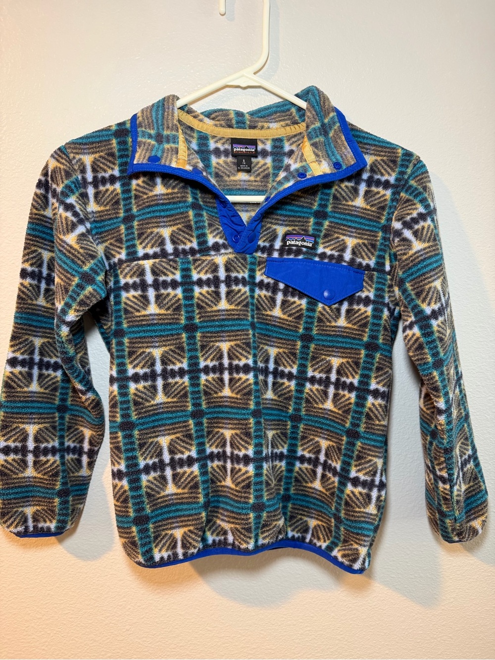 Patagonia Synchilla Snap-T Pullover Kids S (7-8) Lightweight Fleece